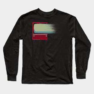 Television Blur Long Sleeve T-Shirt